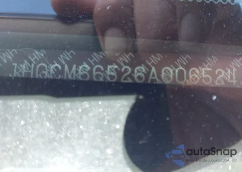 2006 Honda Accord 3.0 Ex из США, поврежденный, VIN 1HGCM66526A006524